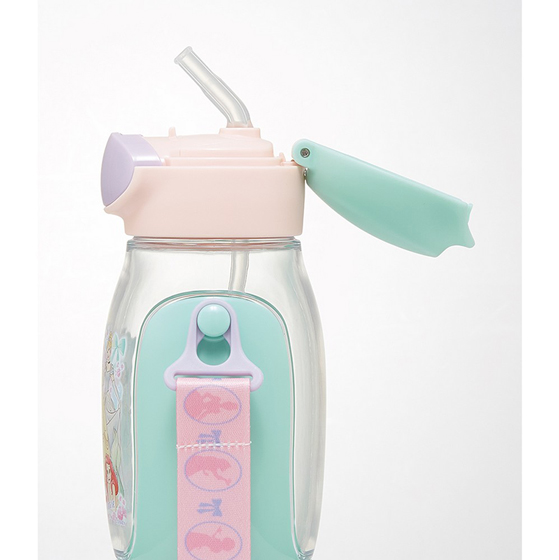 【お取り寄せ商品】ワンプッシュストローボトル 530ml ディズニープリンセス25