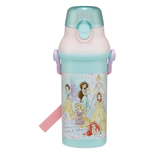 【お取り寄せ商品】抗菌直飲プラボトル 480ml ディズニープリンセス25
