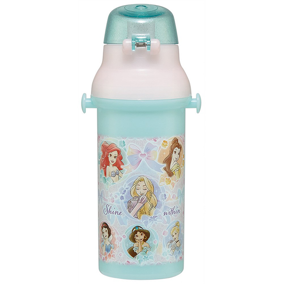 【お取り寄せ商品】抗菌直飲プラボトル 480ml ディズニープリンセス25