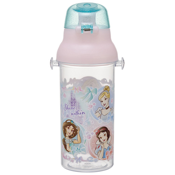 【お取り寄せ商品】食洗機対応 プラクリアボトル 480ml ディズニープリンセス25