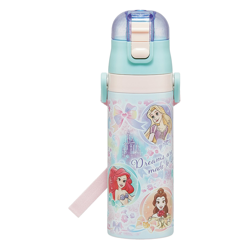 【お取り寄せ商品】超軽量ダイレクトステンレスボトル 470ml ディズニープリンセス25