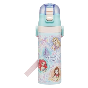 【お取り寄せ商品】超軽量ダイレクトステンレスボトル 470ml ディズニープリンセス25