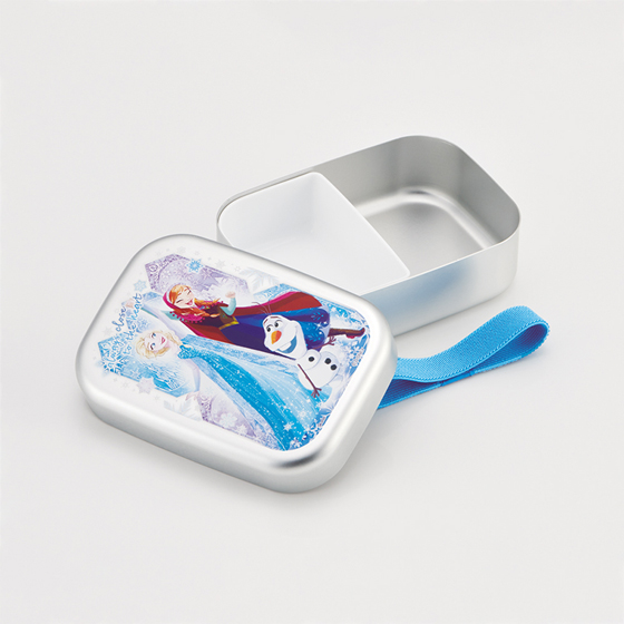 【お取り寄せ商品】アルミ弁当箱 保温庫対応 ランチベルト付き 370ml アナと雪の女王25