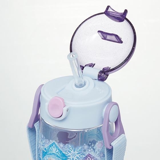【お取り寄せ商品】ワンプッシュストローボトル 480ml アナと雪の女王25