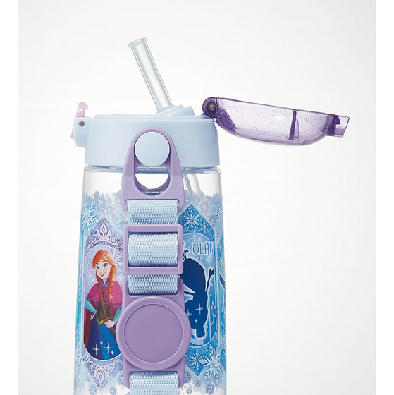 【お取り寄せ商品】ワンプッシュストローボトル 480ml アナと雪の女王25