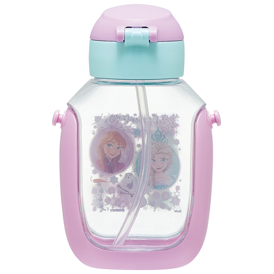 【お取り寄せ商品】ワンプッシュストローボトル 530ml アナと雪の女王25