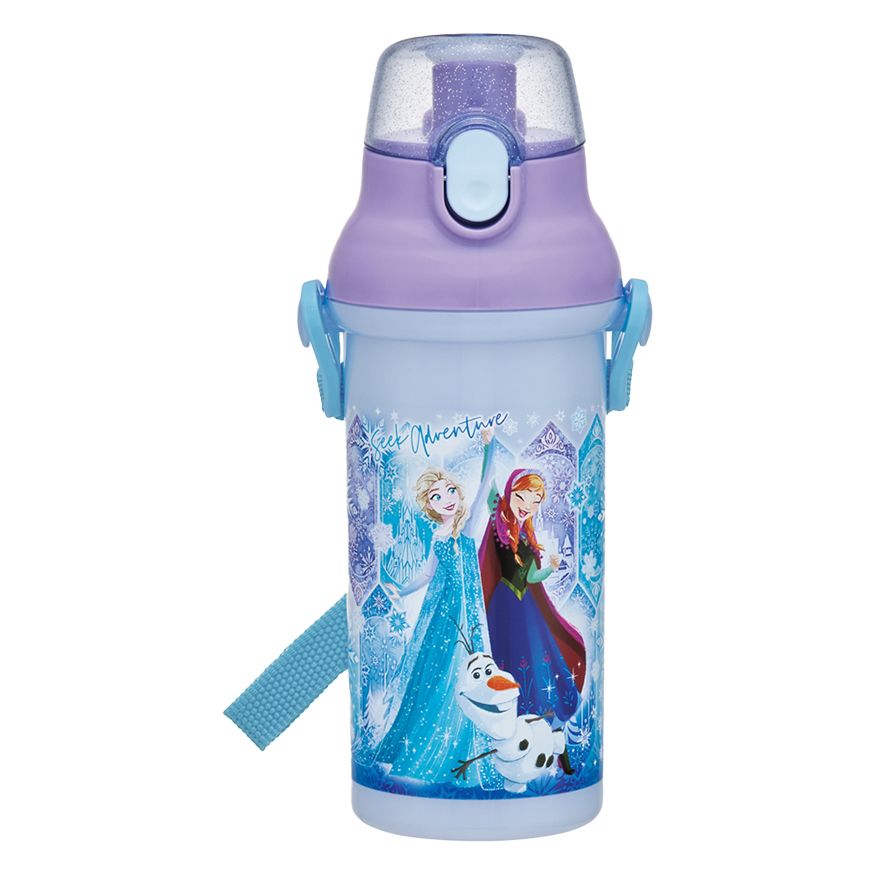 【お取り寄せ商品】抗菌直飲プラボトル 480ml アナと雪の女王25