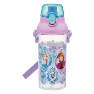 【お取り寄せ商品】食洗機対応 プラクリアボトル 480ml アナと雪の女王25