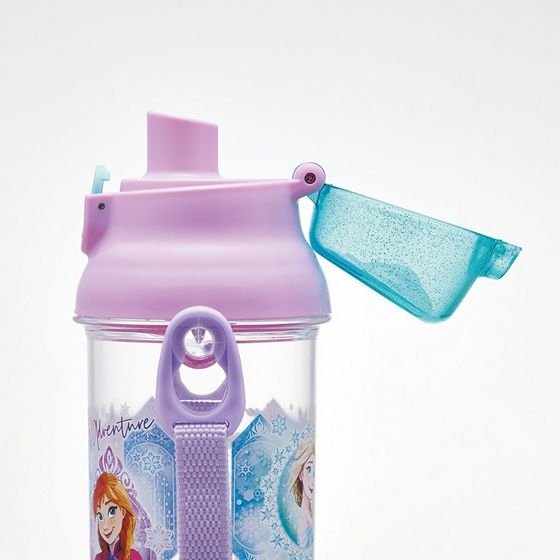 【お取り寄せ商品】食洗機対応 プラクリアボトル 480ml アナと雪の女王25