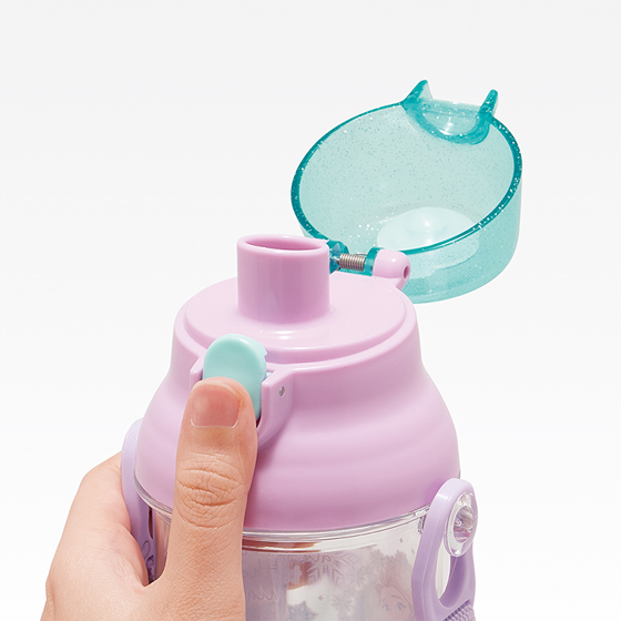 【お取り寄せ商品】食洗機対応 プラクリアボトル 480ml アナと雪の女王25