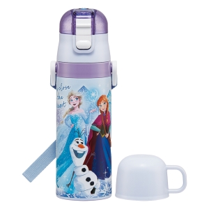【お取り寄せ商品】超軽量2WAY ステンレスボトル 直飲み470ml コップ飲み430ml アナと雪の女王25