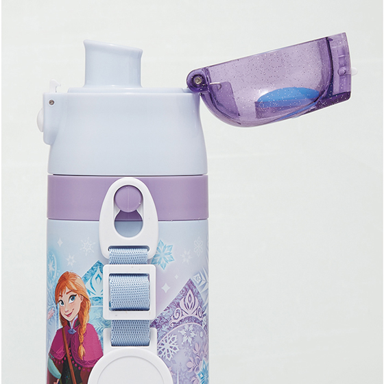 【お取り寄せ商品】超軽量2WAY ステンレスボトル 直飲み470ml コップ飲み430ml アナと雪の女王25
