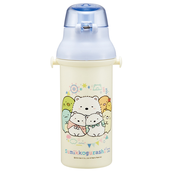 【お取り寄せ商品】抗菌直飲プラボトル 480ml すみっコぐらし