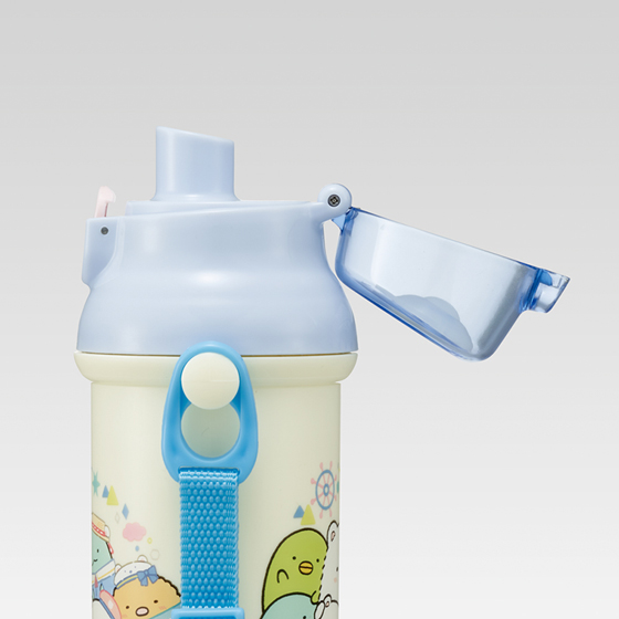 【お取り寄せ商品】抗菌直飲プラボトル 480ml すみっコぐらし