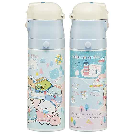 【お取り寄せ商品】超軽量ダイレクトステンレスボトル 470ml すみっコぐらし