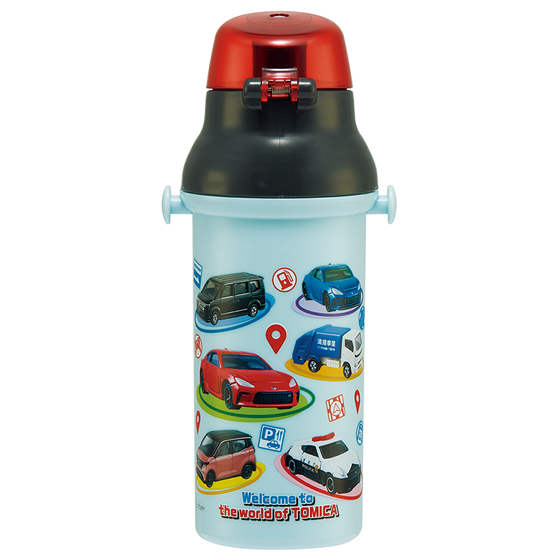 【お取り寄せ商品】抗菌直飲プラボトル 480ml トミカ25