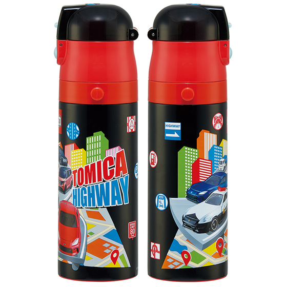【お取り寄せ商品】超軽量ダイレクトステンレスボトル 470ml トミカ25