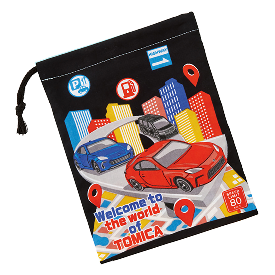 【お取り寄せ商品】コップ袋 約14.8×20.5cm トミカ25