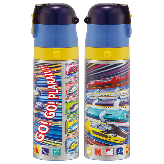 【お取り寄せ商品】超軽量ダイレクトステンレスボトル 470ml プラレール25