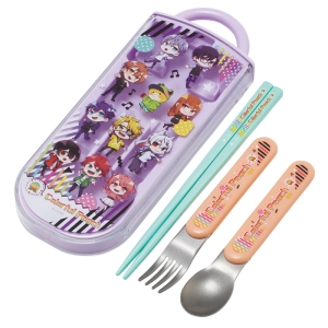 【お取り寄せ商品】抗菌 食洗機対応 トリオセット カラフルピーチ25