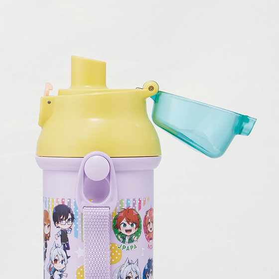 【お取り寄せ商品】抗菌直飲プラボトル 480ml カラフルピーチ25