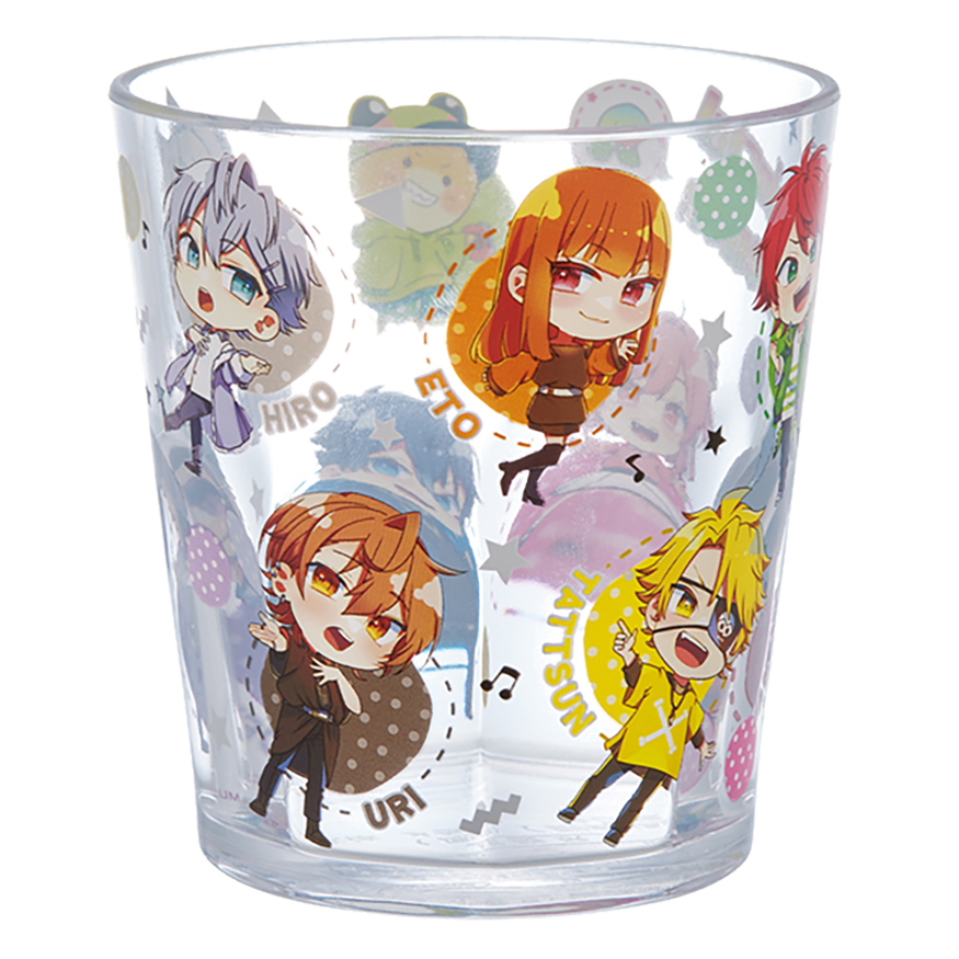 【お取り寄せ商品】アクリルコップ 280ml カラフルピーチ25