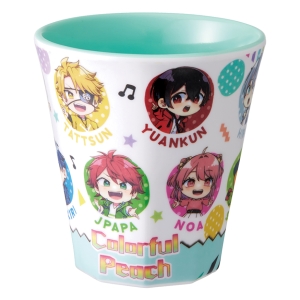 【お取り寄せ商品】食洗機対応 メラミンタンブラー カラフルピーチ25