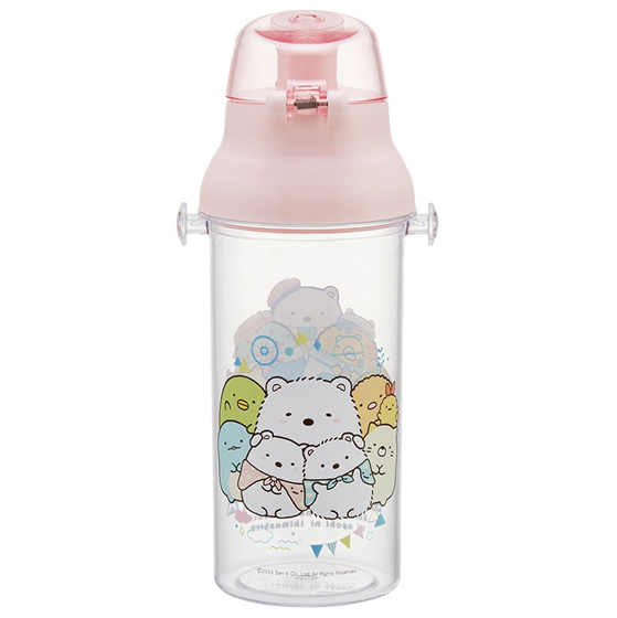 【お取り寄せ商品】食洗機対応 プラクリアボトル 480ml すみっコぐらし