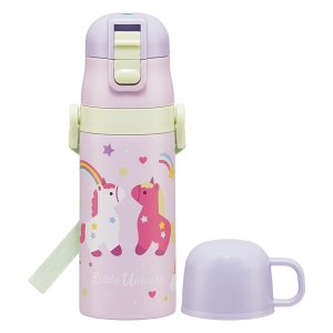 【お取り寄せ商品】2WAYステンレスボトル 400ml｜350ml リトルユニコーン