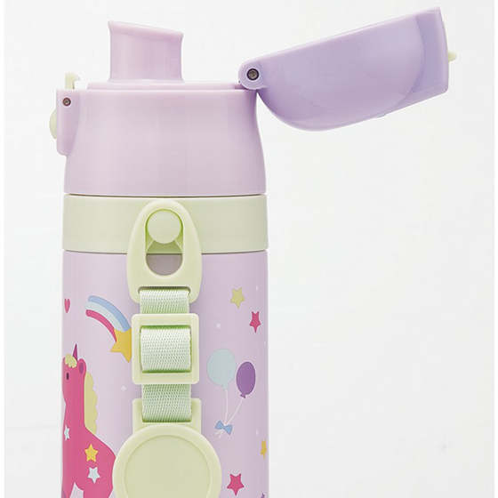 【お取り寄せ商品】2WAYステンレスボトル 400ml｜350ml リトルユニコーン