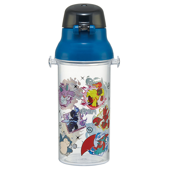 【お取り寄せ商品】食洗機対応 プラクリアボトル 480ml ポケットモンスター