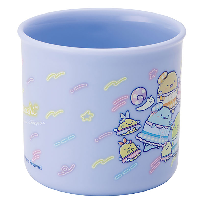 【お取り寄せ商品】食洗機対応 プラコップ 200ml すみっコぐらし 夢みるしっぽず