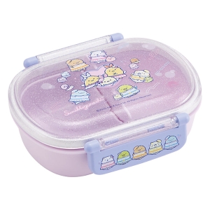 【お取り寄せ商品】抗菌 食洗機対応 ふわっとフタタイトランチボックス 360ml すみっコぐらし 夢みるしっぽず
