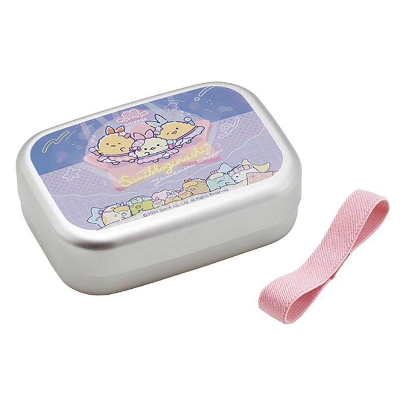 【お取り寄せ商品】アルミ弁当箱 保温庫対応 ランチベルト付き 370ml すみっコぐらし 夢みるしっぽず