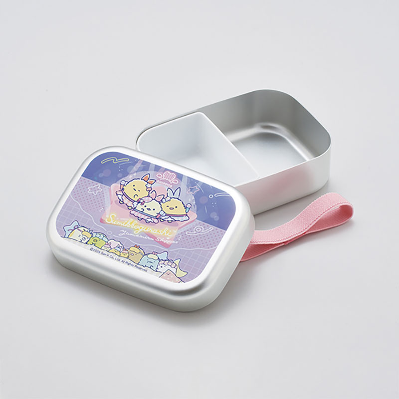 【お取り寄せ商品】アルミ弁当箱 保温庫対応 ランチベルト付き 370ml すみっコぐらし 夢みるしっぽず