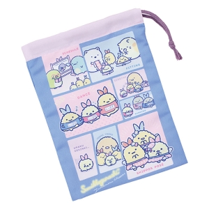 【お取り寄せ商品】コップ袋 約14.8×20.5cm すみっコぐらし 夢みるしっぽず