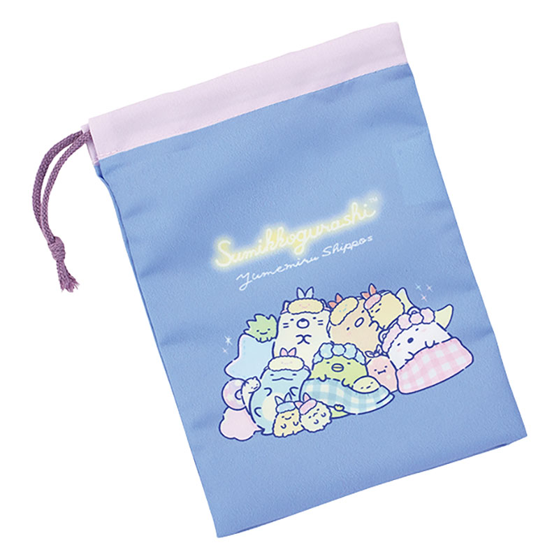 【お取り寄せ商品】コップ袋 約14.8×20.5cm すみっコぐらし 夢みるしっぽず