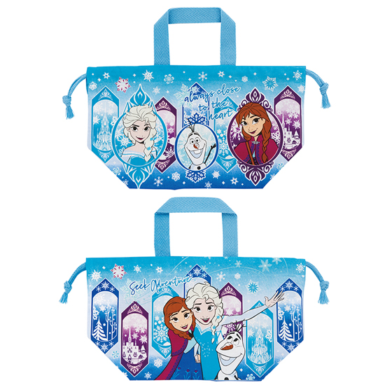 【お取り寄せ商品】ランチ巾着 2枚セット アナと雪の女王25