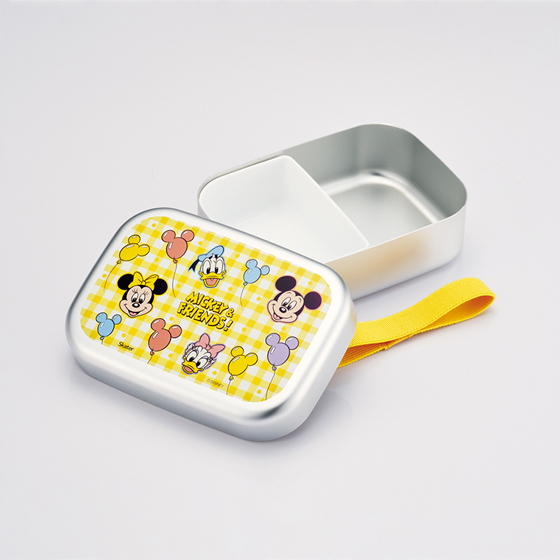 【お取り寄せ商品】アルミ弁当箱 保温庫対応 ランチベルト付き 370ml ミッキー&フレンズ風船