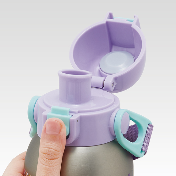 【お取り寄せ商品】ダイレクトステンレスボトル 保冷専用 600ml ショルダーベルト付き カラフルピーチ25