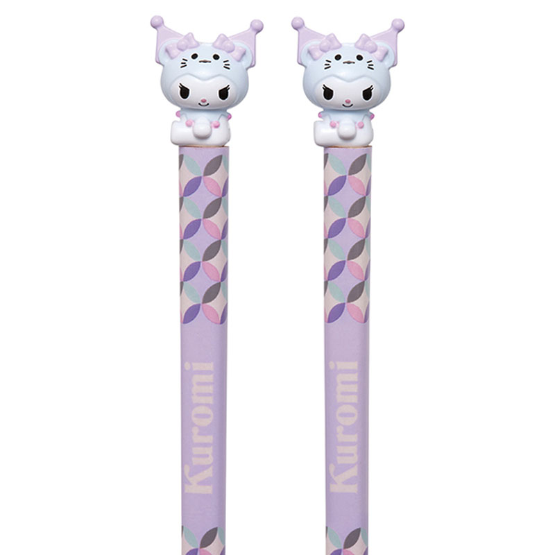 マスコット付 塗箸 すべり止め 21cm 十二支(ねずみ)×クロミ