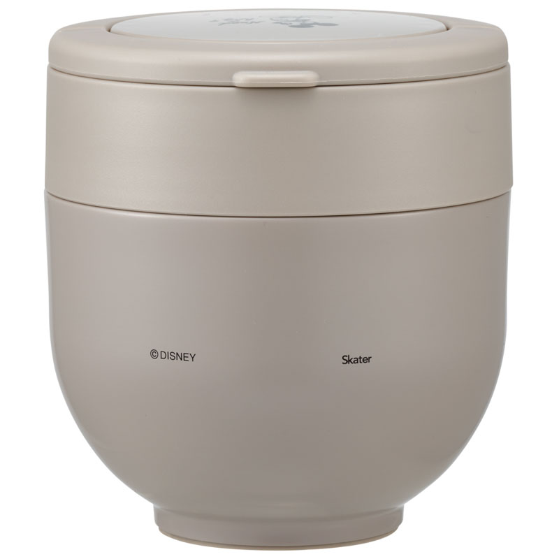 【お取り寄せ商品】折りたたみ ハンドル付き 保温 保冷 丼 ジャー 540ml ミッキーシンプルロゴ