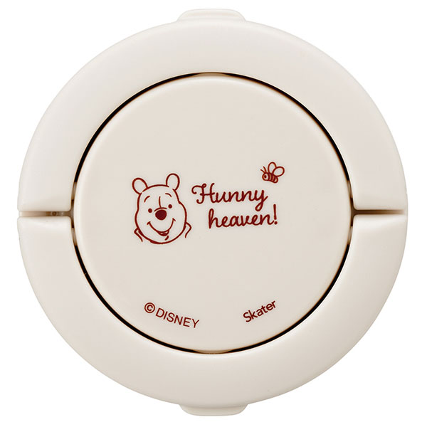 【お取り寄せ商品】折りたたみ ハンドル付き 保温 保冷 デリカポット スープジャー 300ml プーさんシンプルロゴ