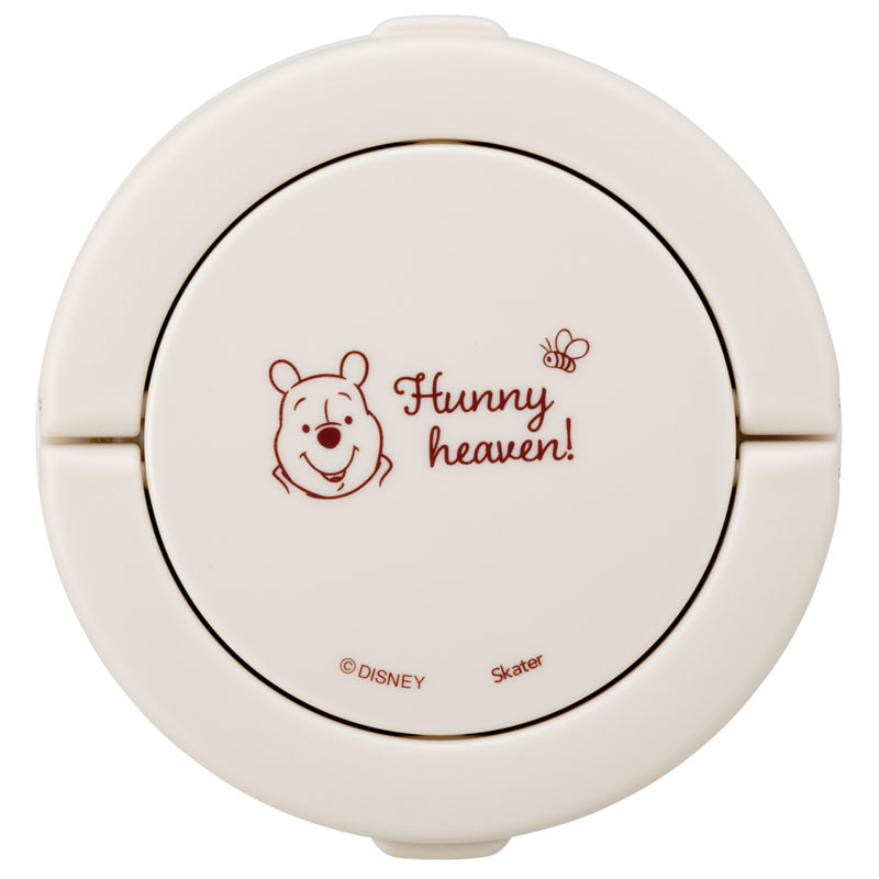 【お取り寄せ商品】折りたたみ ハンドル付き 保温 保冷 丼 ジャー 540ml プーさんシンプルロゴ