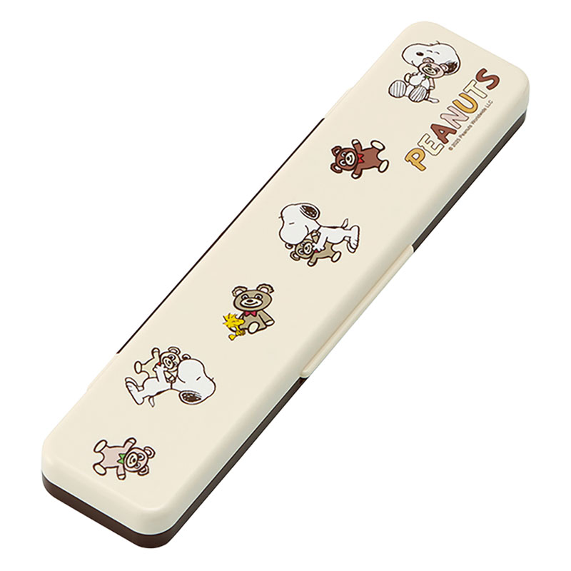 音が鳴らないコンビセット 箸18cm・スプーン スヌーピー&ベア