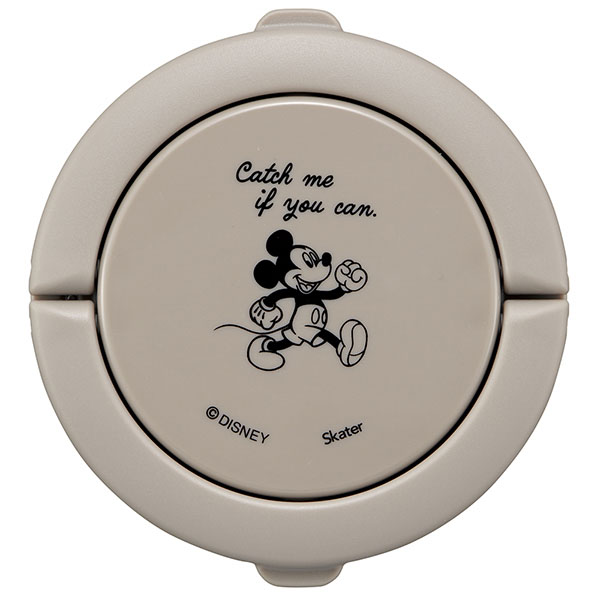 【お取り寄せ商品】折りたたみ ハンドル付き 保温 保冷 デリカポット 500ml ミッキーシンプルロゴ