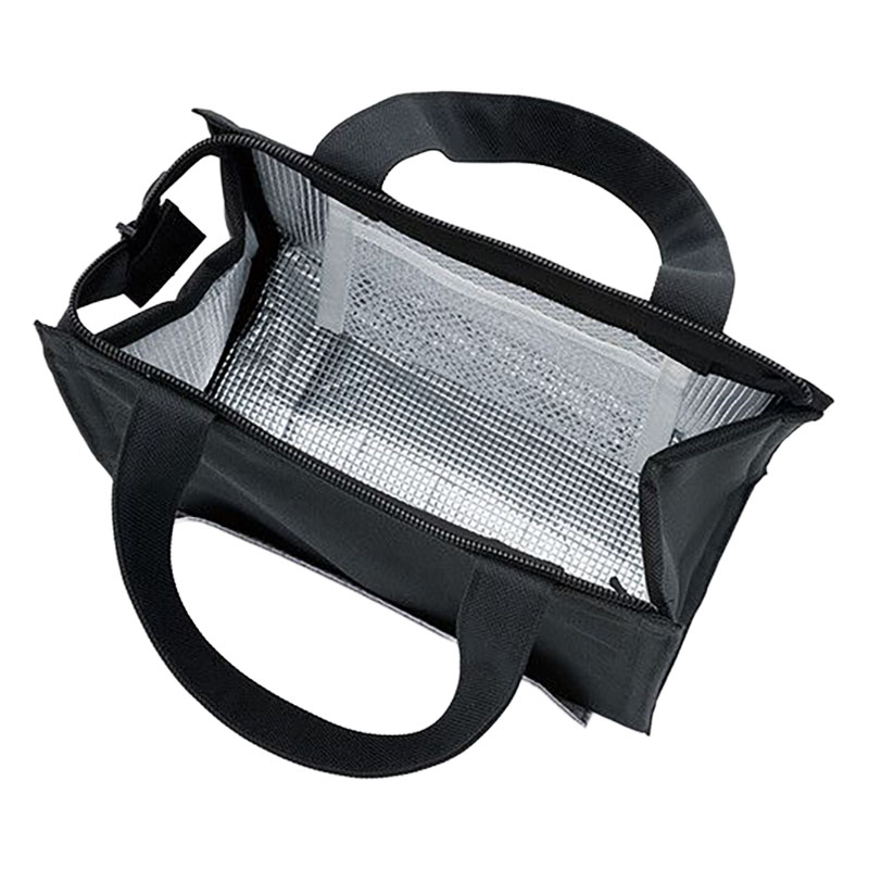 【お取り寄せ商品】スマホスタンド付き 保冷ランチバッグ?ブラック