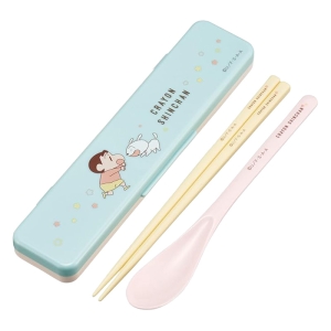 【お取り寄せ商品】音が鳴らないコンビセット 箸18cm・スプーン クレヨンしんちゃん