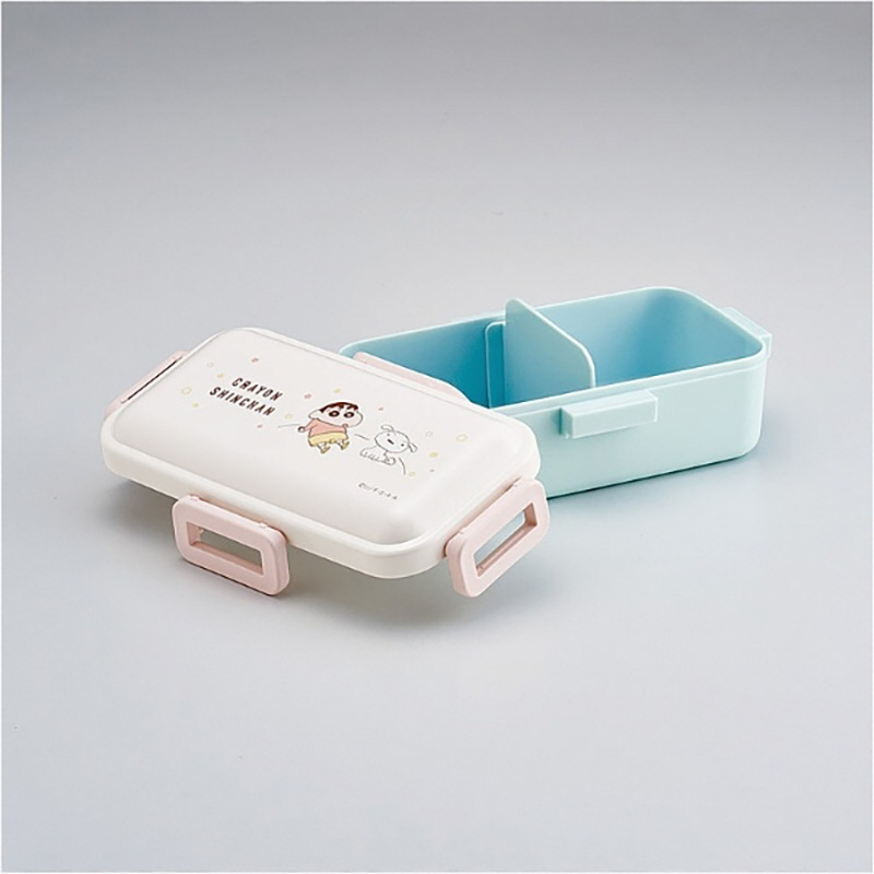 【お取り寄せ商品】おかずがつぶれにくい ふわっと弁当箱 1段 530ml  クレヨンしんちゃん パステル