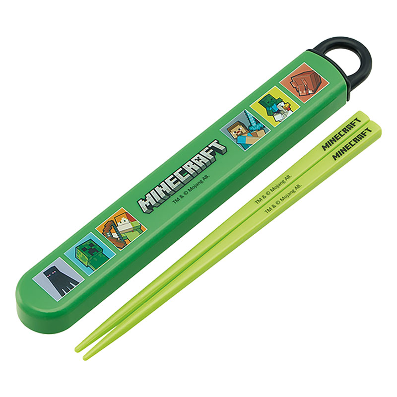 食洗器対応 お箸セット 箸16.5cm マインクラフト